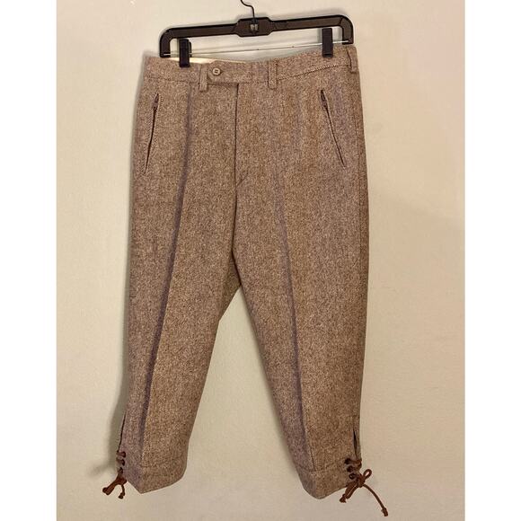 Gigi Rizzi Short Pants Wool Tweed 1970s 80s Riding Golf Polo Pants Sz S unmarked - Picture 4 of 10